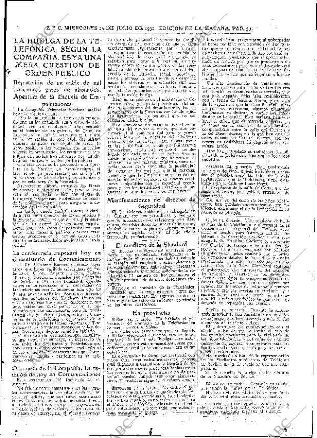 ABC MADRID 15-07-1931 página 33