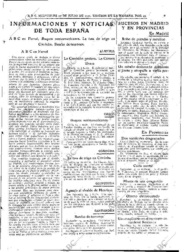 ABC MADRID 15-07-1931 página 43