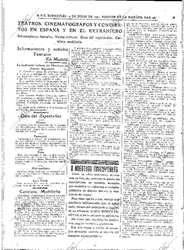 ABC MADRID 15-07-1931 página 46