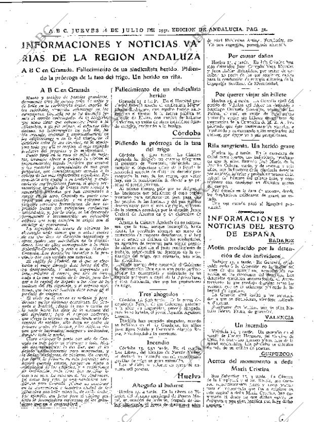 ABC SEVILLA 16-07-1931 página 31