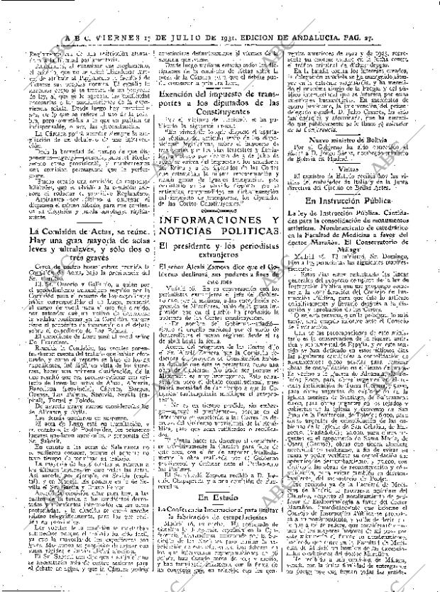 ABC SEVILLA 17-07-1931 página 27