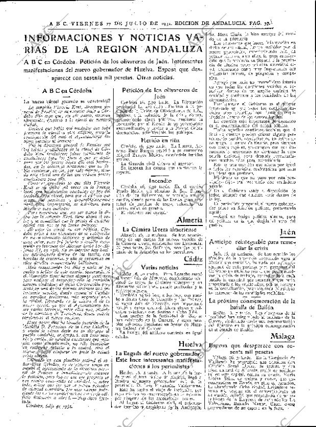 ABC SEVILLA 17-07-1931 página 37