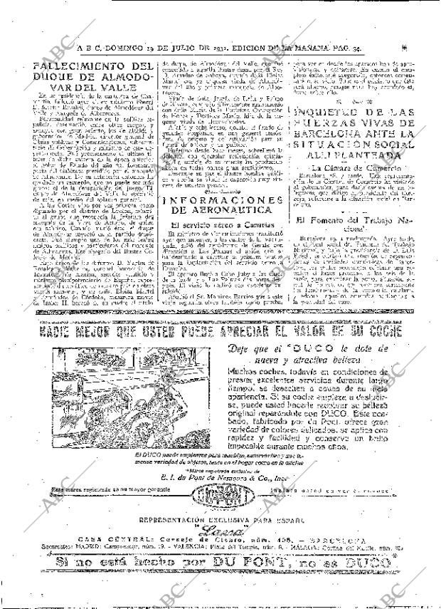 ABC MADRID 19-07-1931 página 34