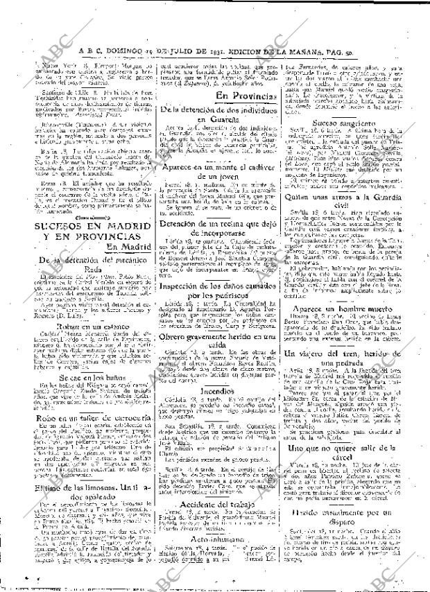 ABC MADRID 19-07-1931 página 50