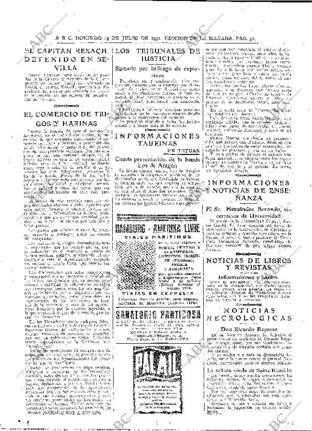 ABC MADRID 19-07-1931 página 52