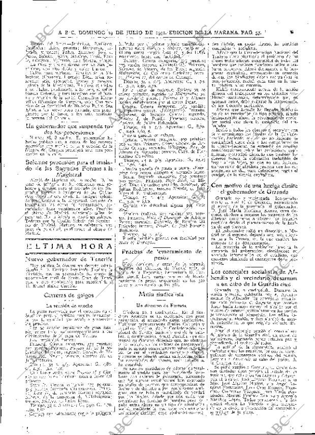 ABC MADRID 19-07-1931 página 57