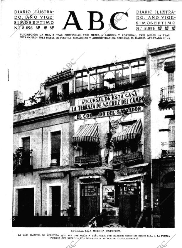 ABC MADRID 25-07-1931 página 1