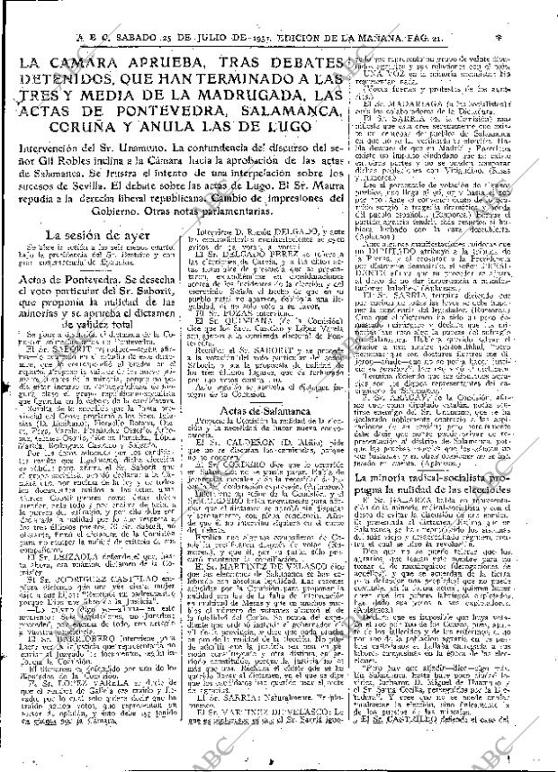 ABC MADRID 25-07-1931 página 21