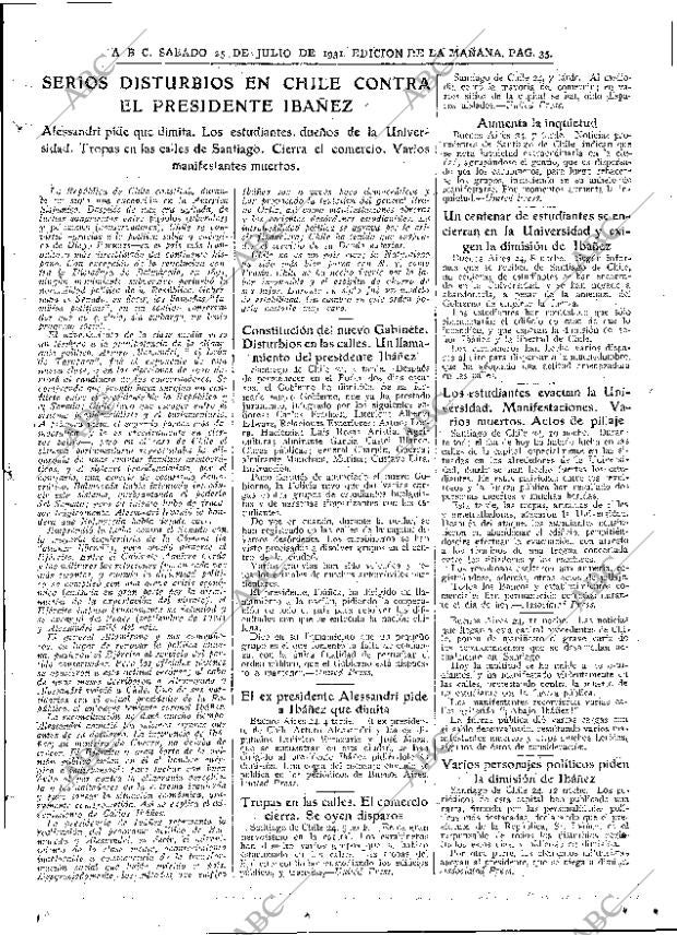 ABC MADRID 25-07-1931 página 35