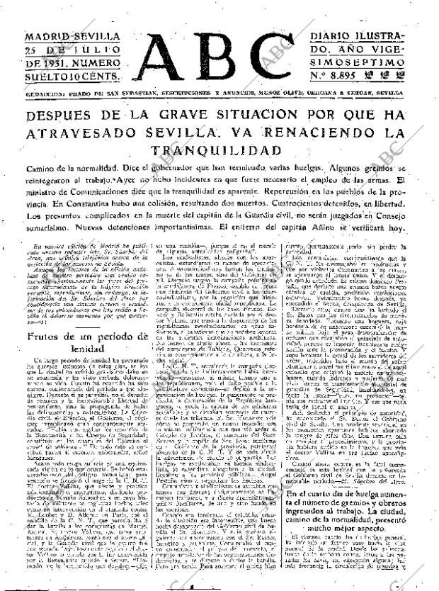 ABC SEVILLA 25-07-1931 página 15