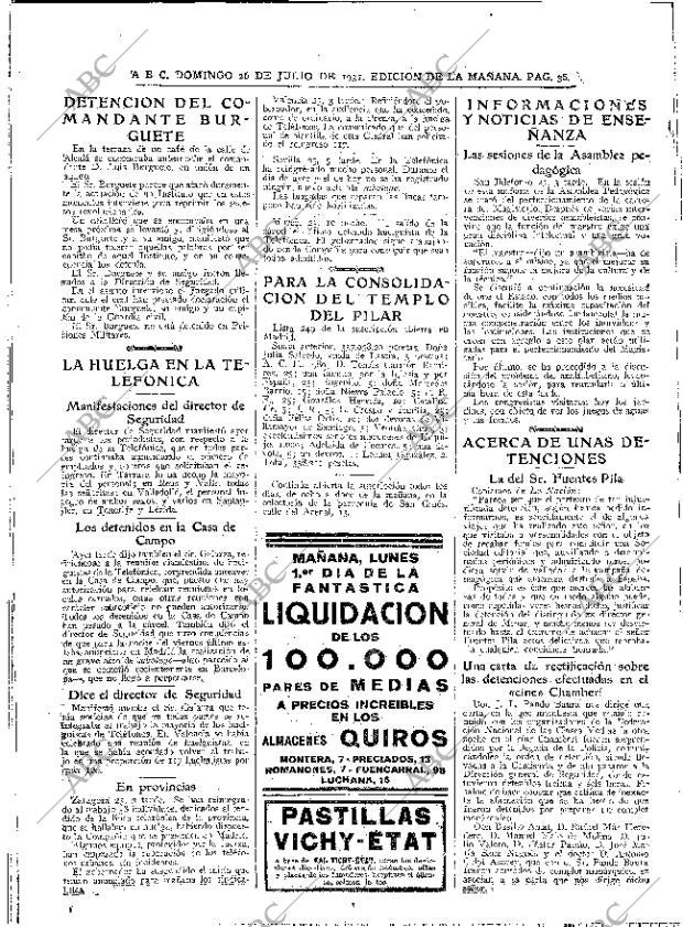 ABC MADRID 26-07-1931 página 14