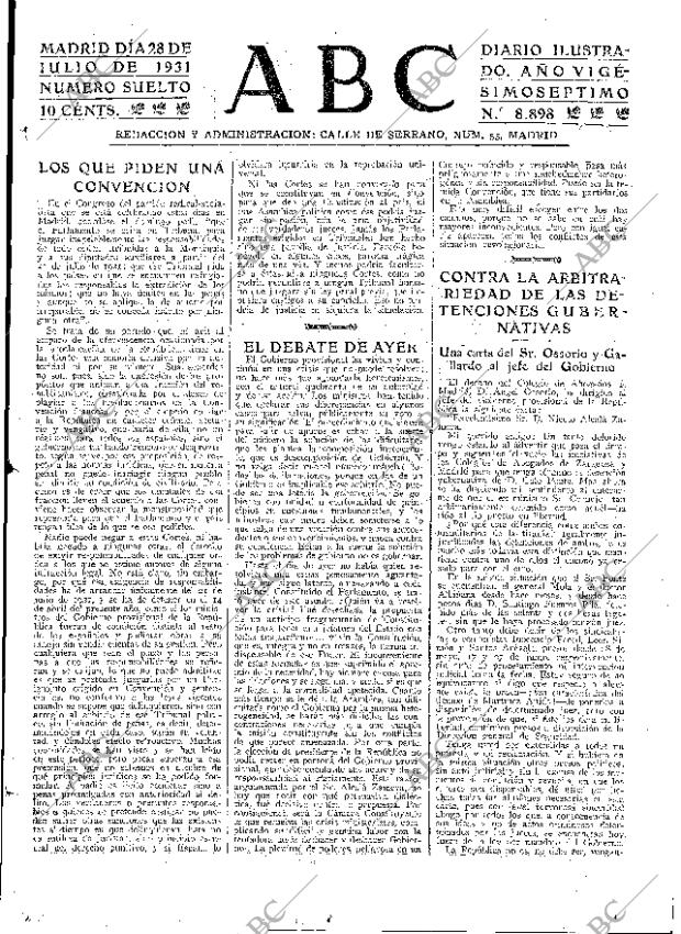 ABC MADRID 28-07-1931 página 17