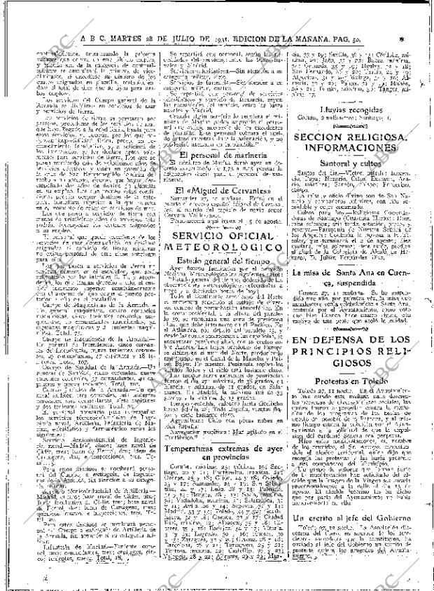 ABC MADRID 28-07-1931 página 50