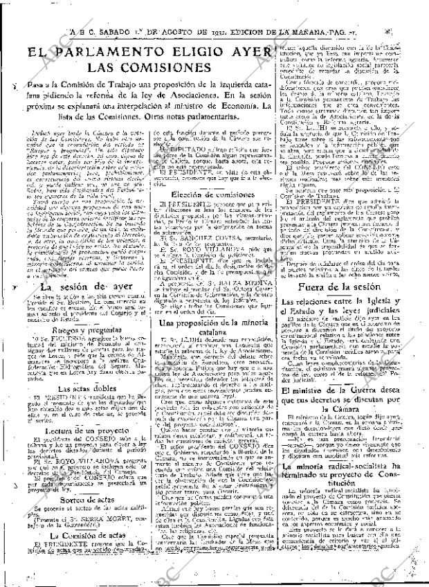 ABC MADRID 01-08-1931 página 21