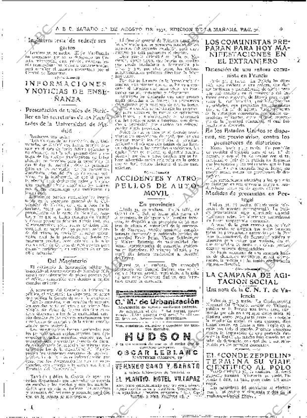 ABC MADRID 01-08-1931 página 30