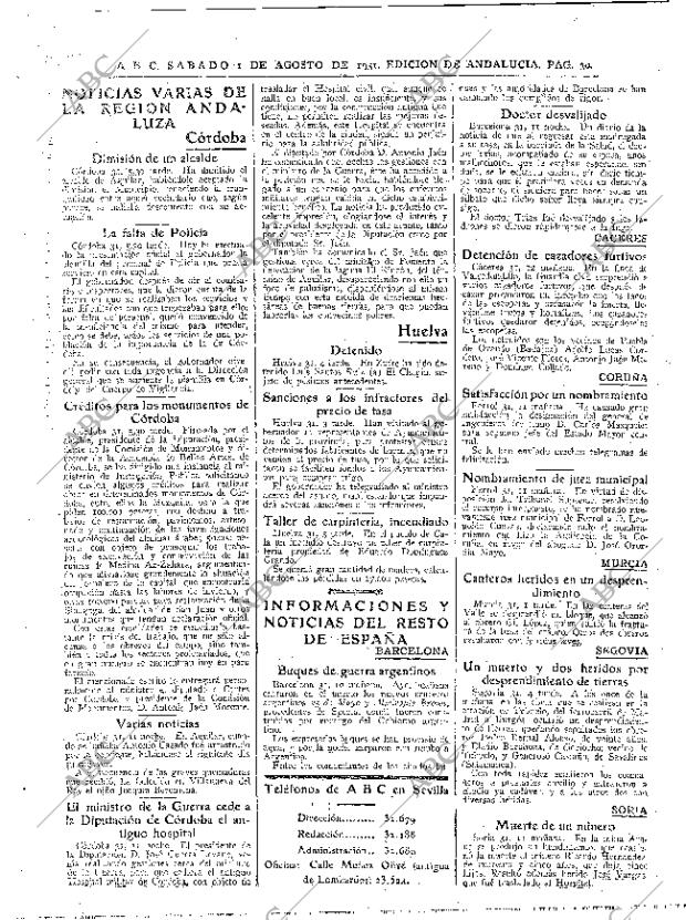 ABC SEVILLA 01-08-1931 página 30