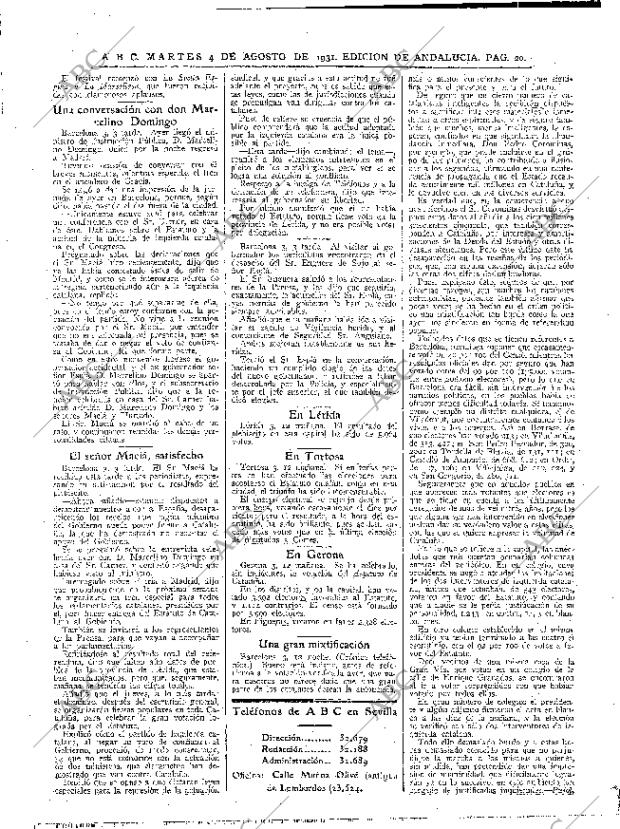 ABC SEVILLA 04-08-1931 página 20
