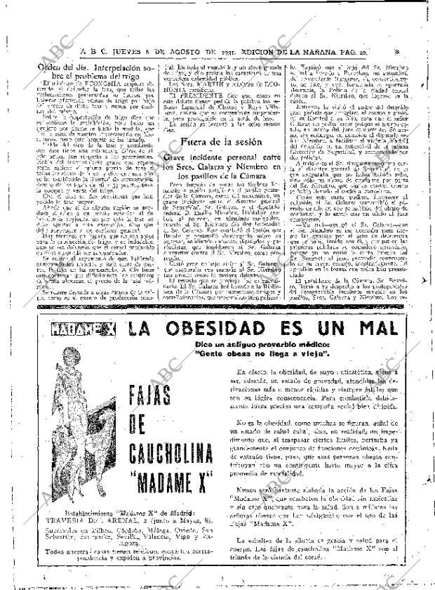 ABC MADRID 06-08-1931 página 22