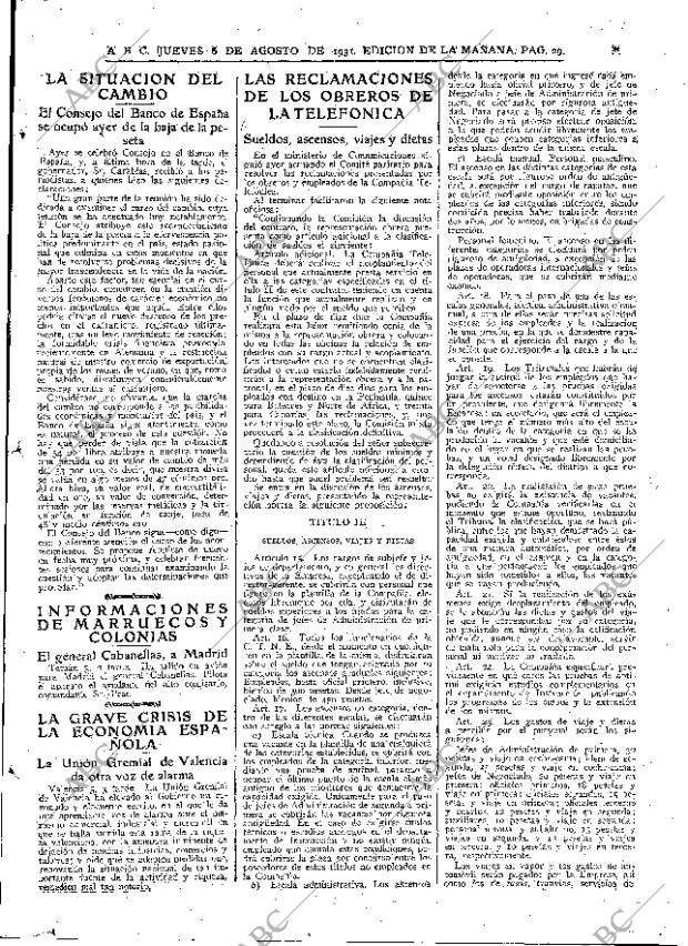 ABC MADRID 06-08-1931 página 29