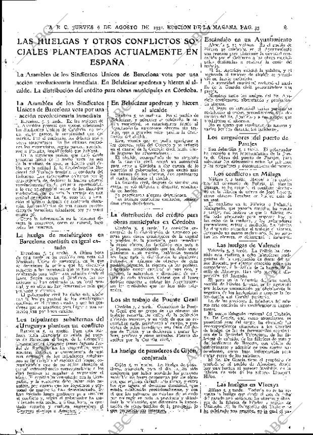 ABC MADRID 06-08-1931 página 33