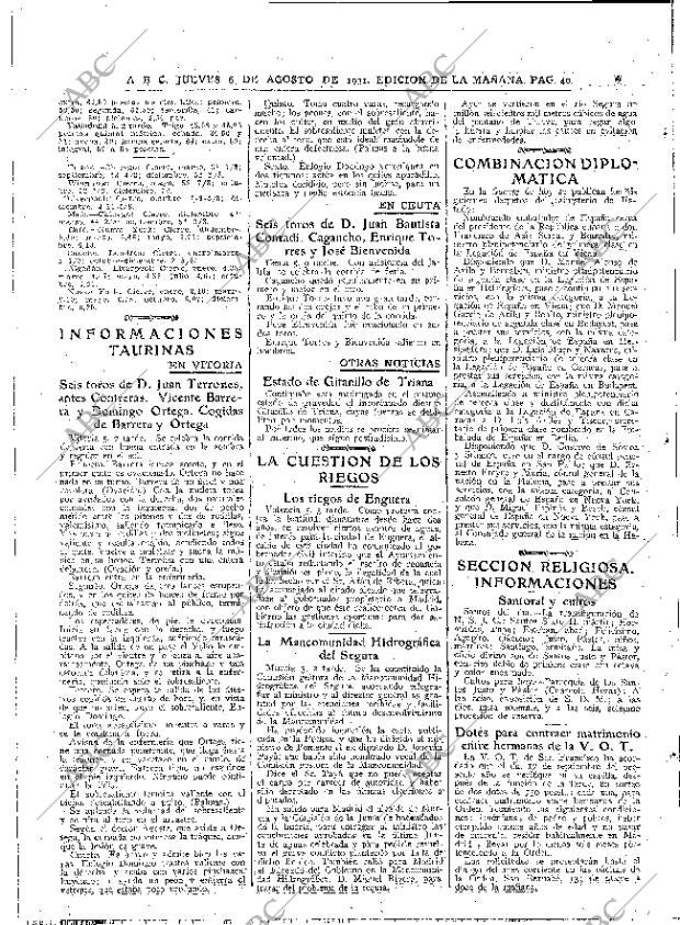 ABC MADRID 06-08-1931 página 40