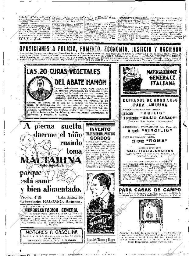 ABC MADRID 06-08-1931 página 50