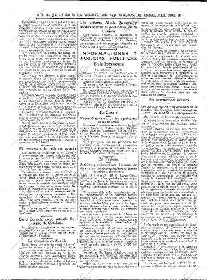 ABC SEVILLA 06-08-1931 página 16