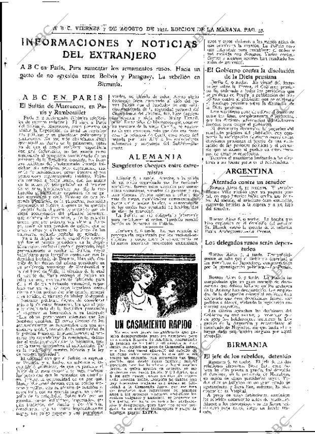 ABC MADRID 07-08-1931 página 35