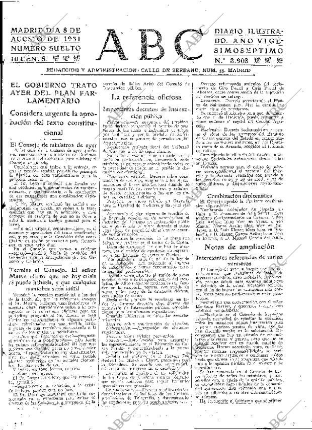 ABC MADRID 08-08-1931 página 17