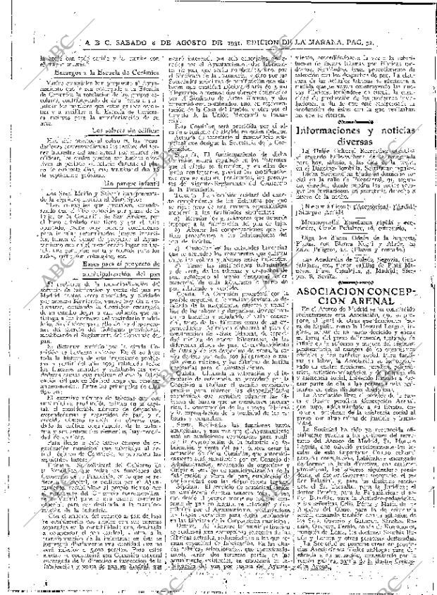 ABC MADRID 08-08-1931 página 32