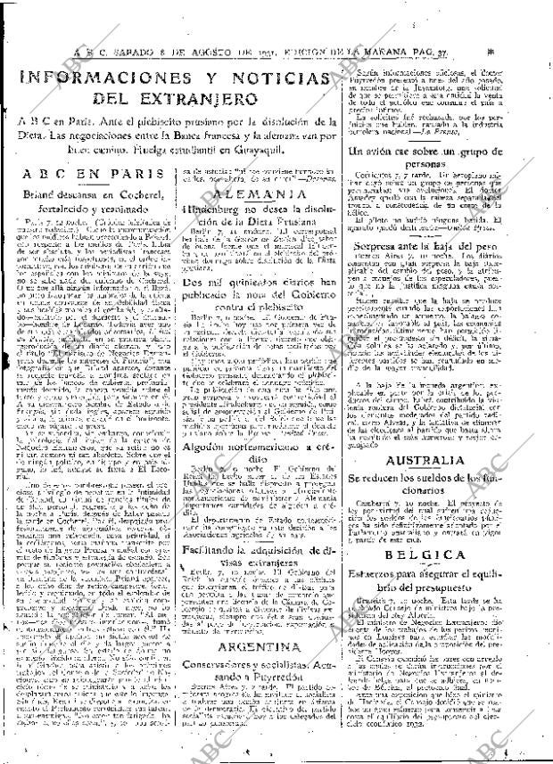 ABC MADRID 08-08-1931 página 37