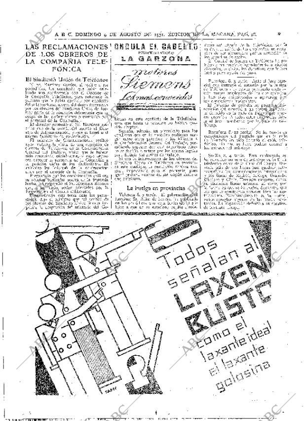 ABC MADRID 09-08-1931 página 28