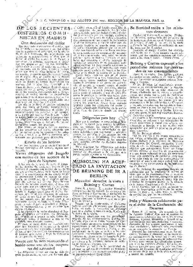 ABC MADRID 09-08-1931 página 33