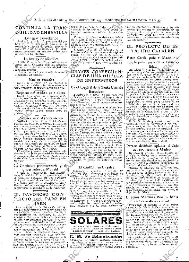 ABC MADRID 09-08-1931 página 39