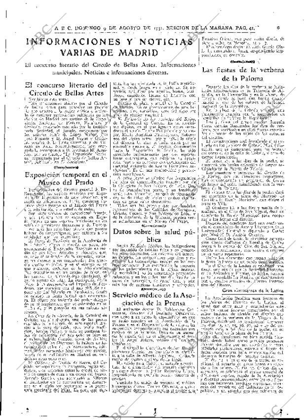 ABC MADRID 09-08-1931 página 41