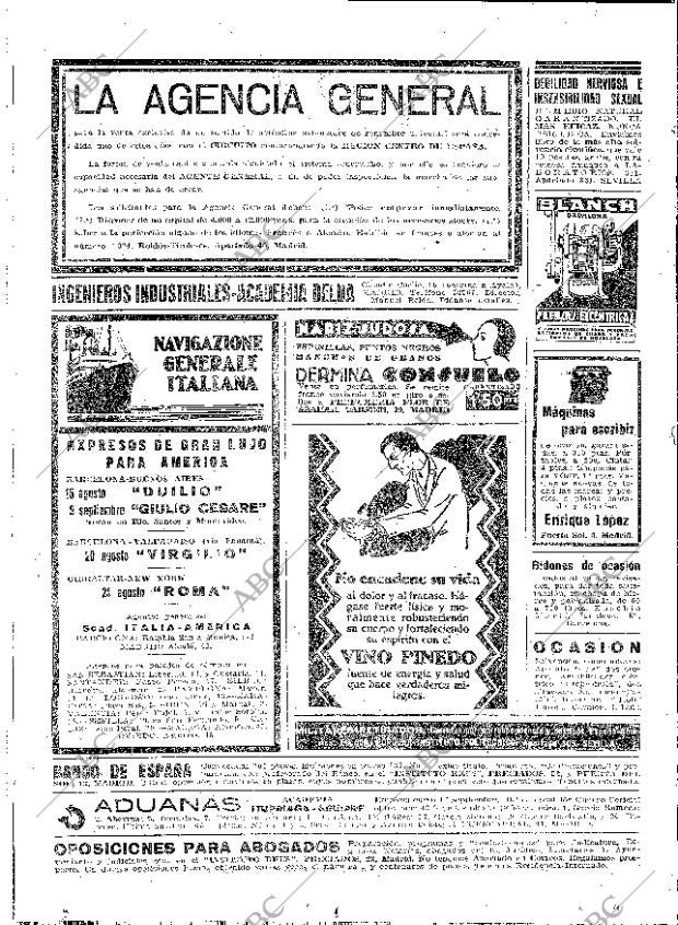 ABC MADRID 11-08-1931 página 2