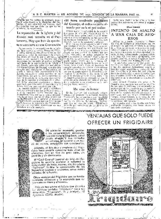 ABC MADRID 11-08-1931 página 22