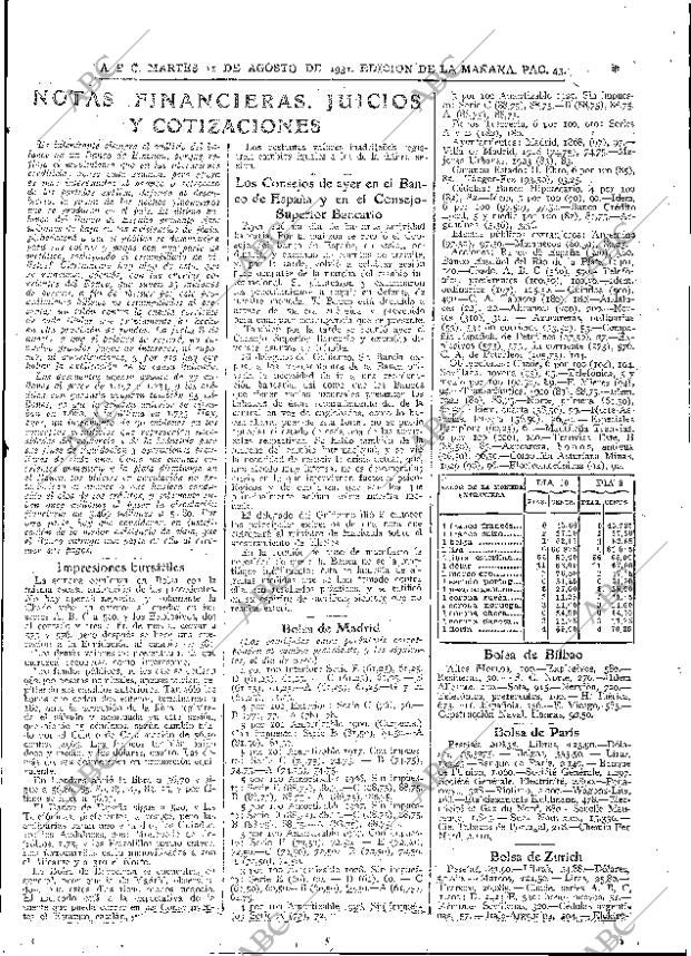 ABC MADRID 11-08-1931 página 43
