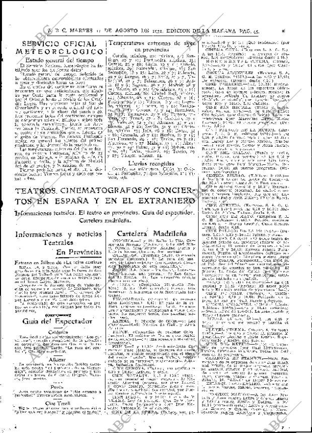 ABC MADRID 11-08-1931 página 45