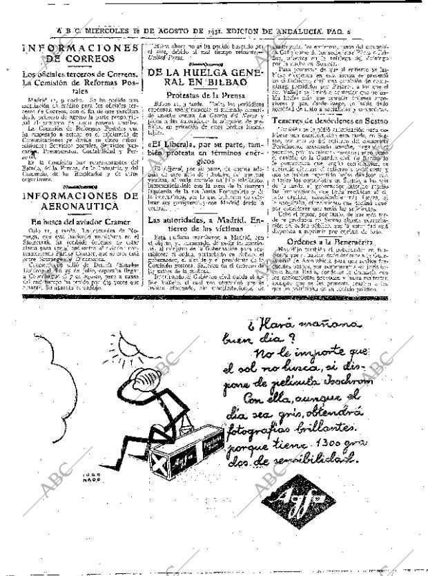 ABC SEVILLA 12-08-1931 página 22