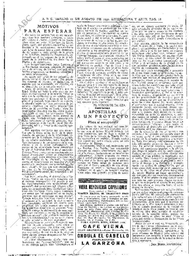 ABC MADRID 15-08-1931 página 16
