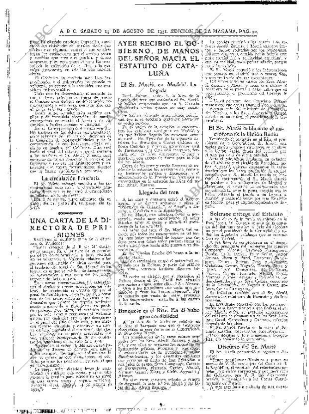 ABC MADRID 15-08-1931 página 20