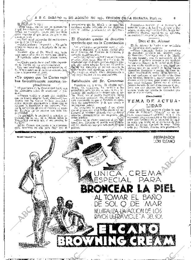 ABC MADRID 15-08-1931 página 22