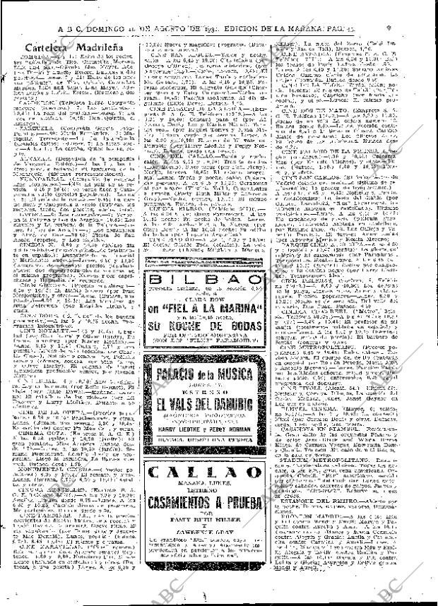 ABC MADRID 16-08-1931 página 23