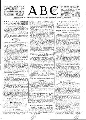 ABC MADRID 16-08-1931 página 3