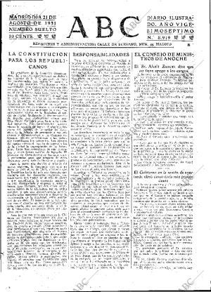 ABC MADRID 21-08-1931 página 19