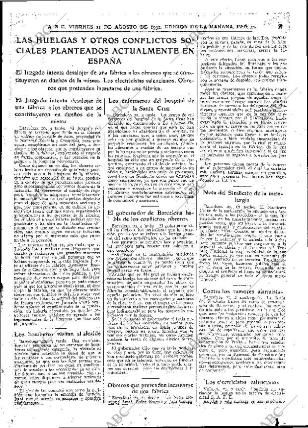 ABC MADRID 21-08-1931 página 31