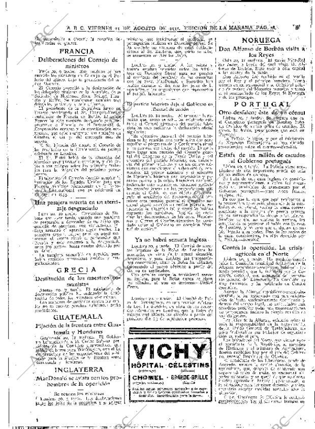 ABC MADRID 21-08-1931 página 38