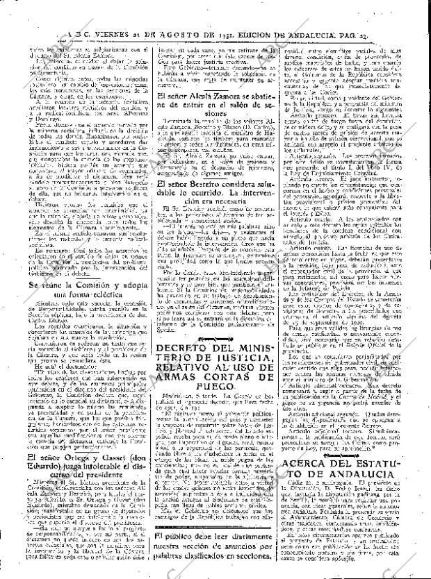 ABC SEVILLA 21-08-1931 página 23