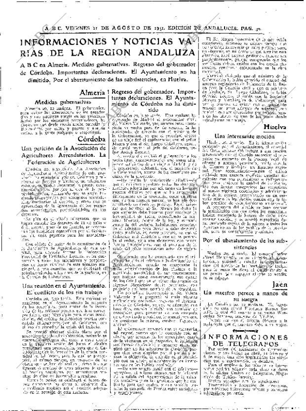 ABC SEVILLA 21-08-1931 página 30